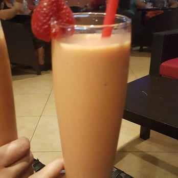 Dandana Hookah Cafe - Delicious strawberry shake! - Hookah Bars Near Me - Plantation, Florida
