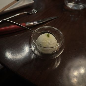 Bazaar Meat by José Andrés - Sorbet pallette cleanser - Steakhouses Near Me - Chicago, Illinois