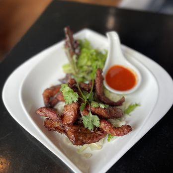 Noi Thai Cuisine - Deep-Fried Pork Strips (Moo Dade Deaw) - Thai Near Me - Bend, Oregon