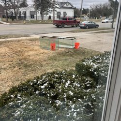 Two Men and a Truck Belmont - Tanks left on lawn