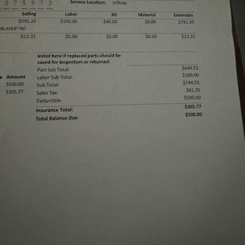 Safelite AutoGlass - This is what they charged the insurance company for half the service. - Windshield Installation & Repair Near Me - Reseda, California Safelite AutoGlass - This is what they charged the insurance company for half the service. - Windshield Installation & Repair Near Me - Reseda, California