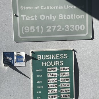 Green Smog Check - Hours - Smog Check Stations Near Me - Norco, California