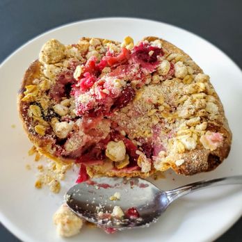 Fat + Flour - Rhubarb Cherry Crumble Pie - Bakeries Near Me - Los Angeles, California Fat + Flour - Rhubarb Cherry Crumble Pie - Bakeries Near Me - Los Angeles, California