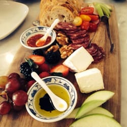 Artisan Cheese Company - Cheese plate of the day. Yum.