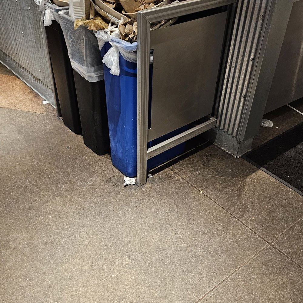 Chipotle Mexican Grill - Trash overflowing. No employee bothered to clean it, leaving nowhere to throw anything away. Management needs to step up. - Fast Food Near Me - Valencia, California Chipotle Mexican Grill - Trash overflowing. No employee bothered to clean it, leaving nowhere to throw anything away. Management needs to step up. - Fast Food Near Me - Valencia, California