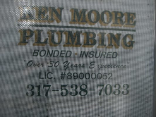 Ken Moore Plumbing Logo