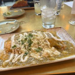 Verde Chicken dish - gluten free and amazing! Verde Chicken dish - gluten free and amazing!
