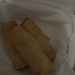 Spring rolls minis any kind of sauce.