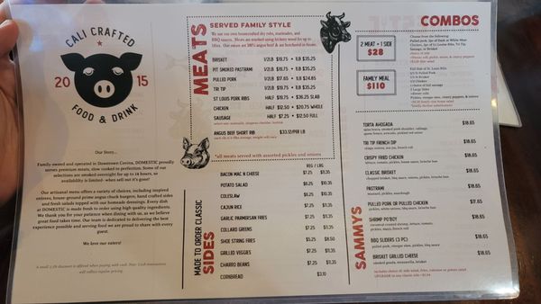 Menu photo 1 Domestic Covina, CA