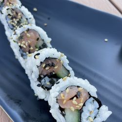 206 Luster Grill - Salmon cucumber  roll - so fresh and delicious!