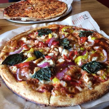 Blaze Pizza - BBQ CHKN with a few extra fixings. - Salad Near Me - South Gate, California Blaze Pizza - BBQ CHKN with a few extra fixings. - Salad Near Me - South Gate, California