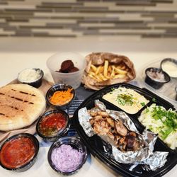 Al-Ha-Esh Kosher Grill - Pargiot plate