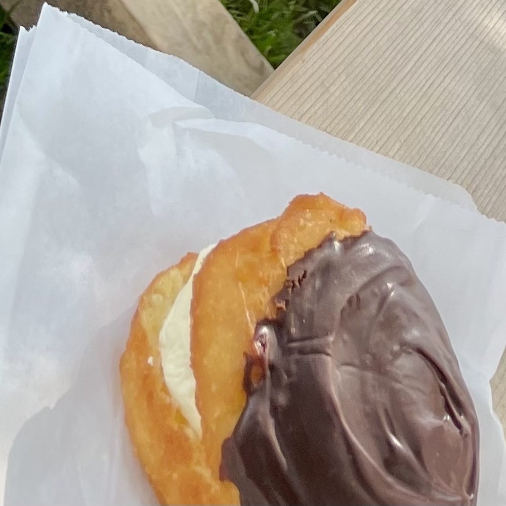 Boston Creme Pie Donut
