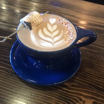 Gold Brew Coffee Bar - Elfin' Around Latte, hot - 2/1/24 - Coffee & Tea Near Me - Glendale, Arizona Gold Brew Coffee Bar - Elfin' Around Latte, hot - 2/1/24 - Coffee & Tea Near Me - Glendale, Arizona