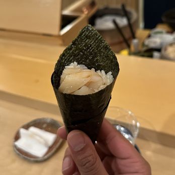 Noz Market - Scallop Handroll - Japanese Near Me - New York, New York Noz Market - Scallop Handroll - Japanese Near Me - New York, New York
