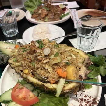 EAT BKK Thai Kitchen & Bar - Pinnaple fried rice with chicken - Thai Near Me - Toronto, Ontario EAT BKK Thai Kitchen & Bar - Pinnaple fried rice with chicken - Thai Near Me - Toronto, Ontario