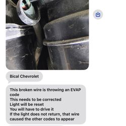 Bical Chevrolet - Service manager telling me I needed one thing fixed while I was charged for work that wasn't completed.