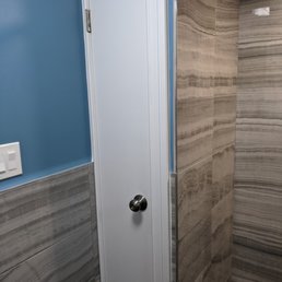 a walk in shower