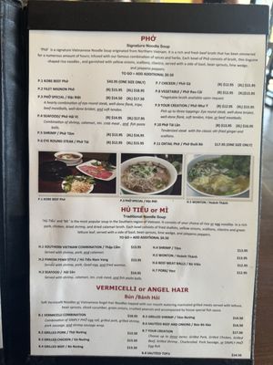 Menu photo 1 Simply Pho & Grill Tampa, FL