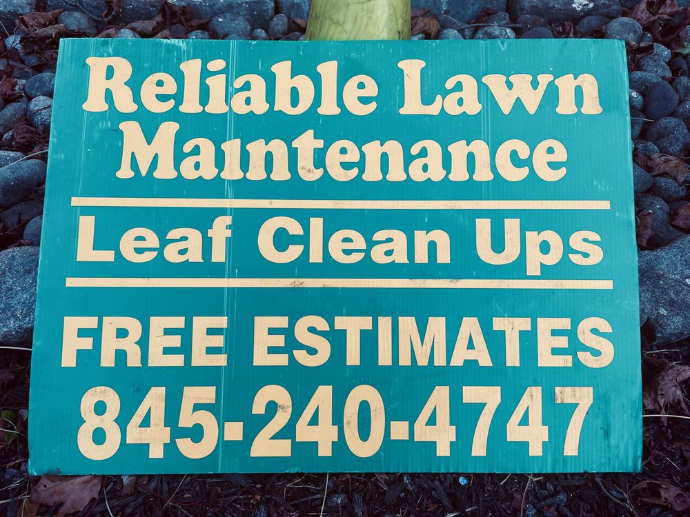Slide of Reliable Lawn Maintenance