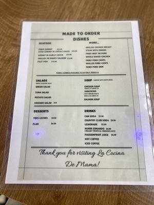 Menu photo 5 La Cocina de Mama Jamestown, NC Menu photo 5 La Cocina de Mama Jamestown, NC