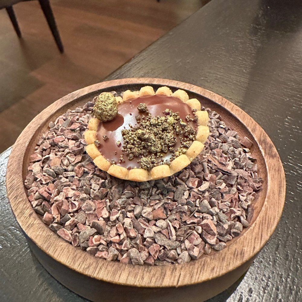 Dinner by Heston Blumenthal - sea salt caramel tartlet @davideatsdc - British Near Me - London, XGL