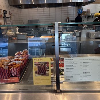 CAVA - View of the food/workspace - Salad Near Me - Fort Worth, Texas