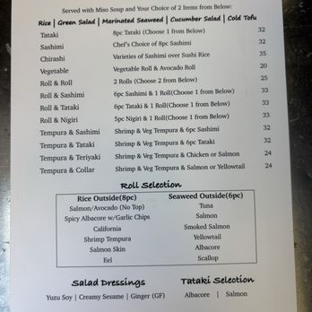 Sushi Goshi - Lunch Special menu (side 1) - Sushi Bars Near Me - San Luis Obispo, California Sushi Goshi - Lunch Special menu (side 1) - Sushi Bars Near Me - San Luis Obispo, California