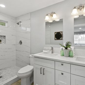 King Stone Building - A modern bathroom features sleek and simple design elements, high-quality materials, smart storage solutions, and advanced technology - General Contractors Near Me - Escondido, California King Stone Building - A modern bathroom features sleek and simple design elements, high-quality materials, smart storage solutions, and advanced technology - General Contractors Near Me - Escondido, California