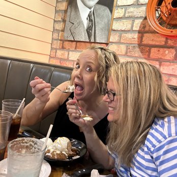 Ford's Garage - Enjoying soft oatmeal cookie with ice cream and cream for desert. - Burgers Near Me - Brandon, Florida Ford's Garage - Enjoying soft oatmeal cookie with ice cream and cream for desert. - Burgers Near Me - Brandon, Florida