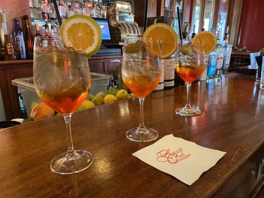 Photo of Vintage Press - Visalia, CA, US. Aperol Spritz x 3