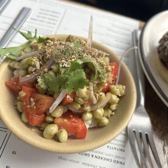 FARM Bluffton - Tomato and field pea salad - New American Near Me - Bluffton, South Carolina