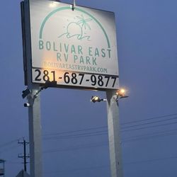 Bolivar East RV Park - Sign