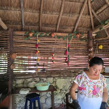 Mayan Cacao Company - She made us tortillas - Food Tours Near Me - Cozumel, ROO