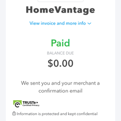 HomeVantage - They acknowledged the kitchen was paid in full.