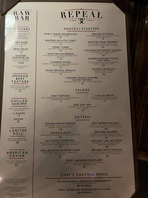 Menu photo 3 Repeal 33 Savannah, GA Menu photo 3 Repeal 33 Savannah, GA