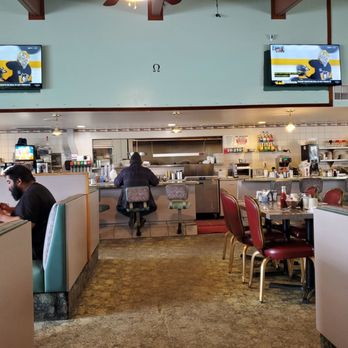 Omega Restaurant - Inside/view of bar seating - American Near Me - Milpitas, California