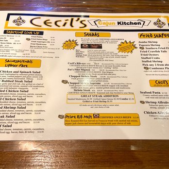 Cecil's Cajun Cafe - Cajun/Creole Near Me - De Ridder, Louisiana Cecil's Cajun Cafe - Cajun/Creole Near Me - De Ridder, Louisiana