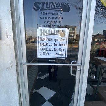 Stunod’s Pizzeria - Stunpds hours on 63rd just west of Narragansett - Pizza Near Me - Chicago, Illinois
