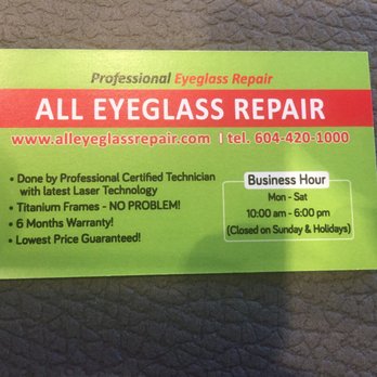 Hannam Optical - Eyewear & Opticians Near Me - Burnaby, British Columbia