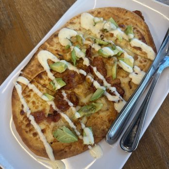 How You Brewin Coffee Company - Cali Chicken Flatbread - Coffee & Tea Near Me - Pompano Beach, Florida How You Brewin Coffee Company - Cali Chicken Flatbread - Coffee & Tea Near Me - Pompano Beach, Florida