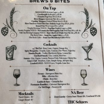 Noco Brews & Bites - Menu - Breweries Near Me - Raleigh, North Carolina Noco Brews & Bites - Menu - Breweries Near Me - Raleigh, North Carolina
