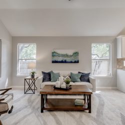 ReAbode Home Staging and Redesign - Living Room Vacant Staging