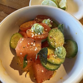 True Food Kitchen - Seasonal Watermelon Salad, VEG GF - New American Near Me - Los Angeles, California