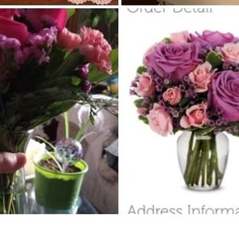 Williams Flower & Gift - Right is what was ordered on line. Left picture is what I got - Florists Near Me - Port Orchard, Washington Williams Flower & Gift - Right is what was ordered on line. Left picture is what I got - Florists Near Me - Port Orchard, Washington