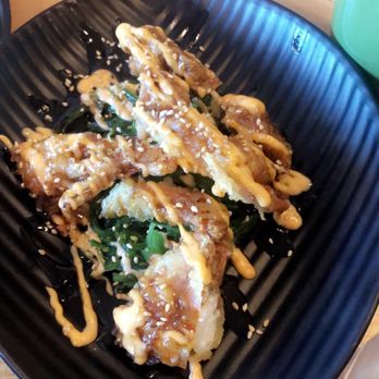 Umai Ramen - Softshell crab and spicy seaweed salad, delicious! - Ramen Near Me - Henderson, Nevada