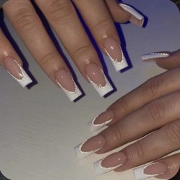 what i showed them in reference to white french tip. what i showed them in reference to white french tip.