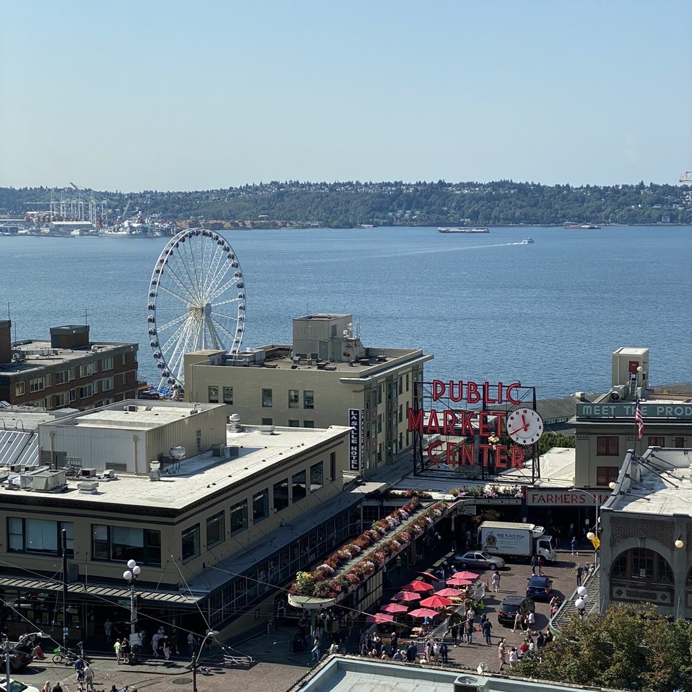 The State Hotel - View during the day from the rooftop patio - Hotels Near Me - Seattle, Washington The State Hotel - View during the day from the rooftop patio - Hotels Near Me - Seattle, Washington