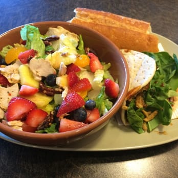 Panera Bread - Strawberry poppyseed and chicken salad and a BBQ chicken flatbread! - Sandwiches Near Me - Swampscott, Massachusetts
