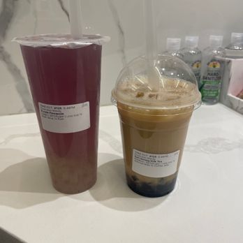 BeauTea - Purple pineapple and earl oolong milk tea - Bubble Tea Near Me - Washington, DC, District of Columbia